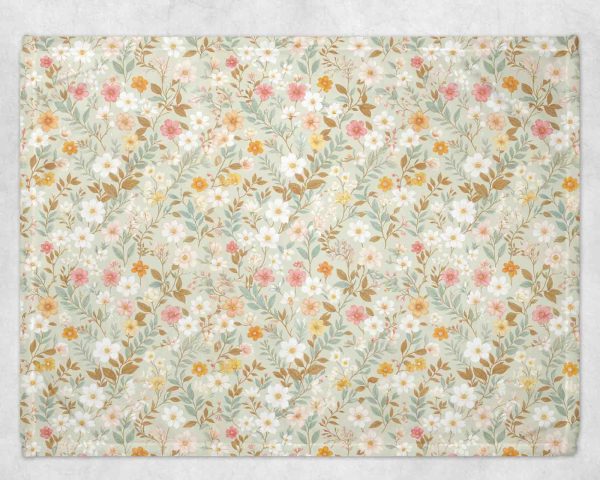 Blanket - Vintage flowers