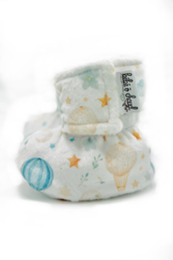 Pantoufles à velcro - Montgolfière