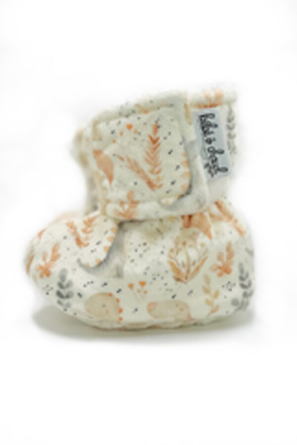 Pantoufles à velcro - Dino boho