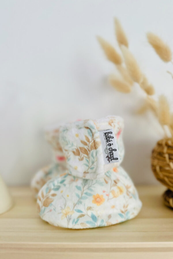 Pantoufles à velcro - Fleurs de Toscane – Image 4