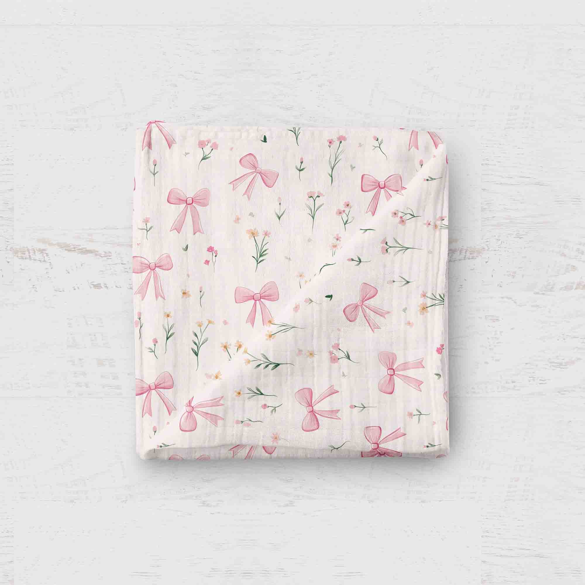 Mousseline - Boucle rose 24h