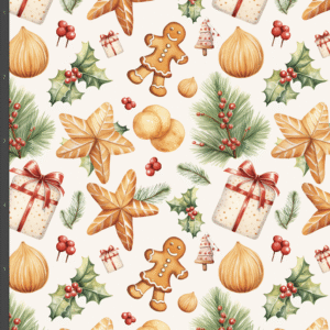 Alternative view of Pantoufles à velcro - Pain d'épices et déco de Noël