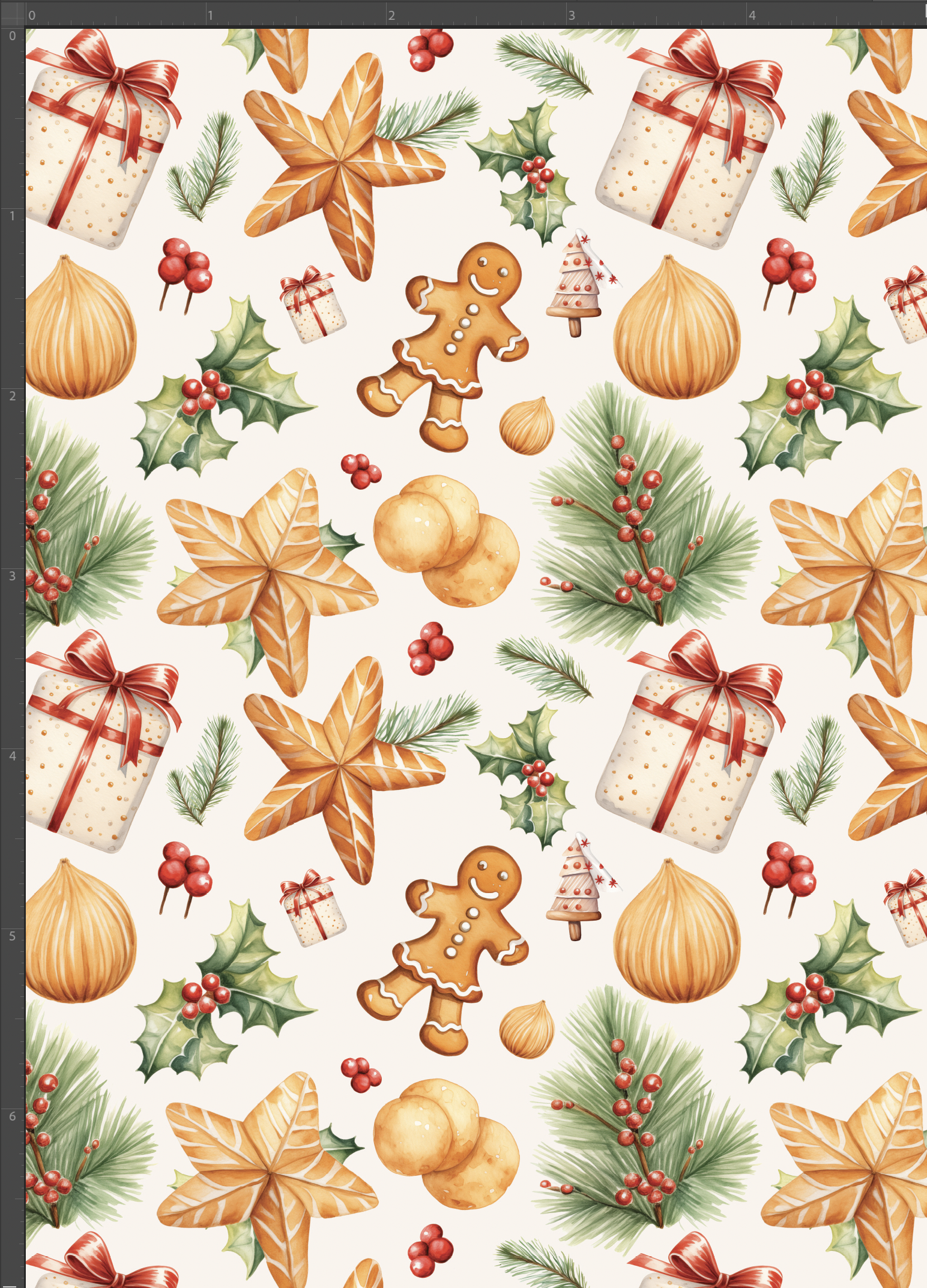 Pantoufles à velcro - Pain d'épices et déco de Noël – Image 2