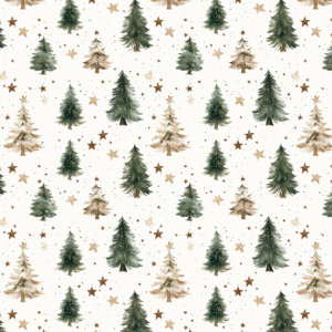 Pantoufles à velcro - Sapin étoilé