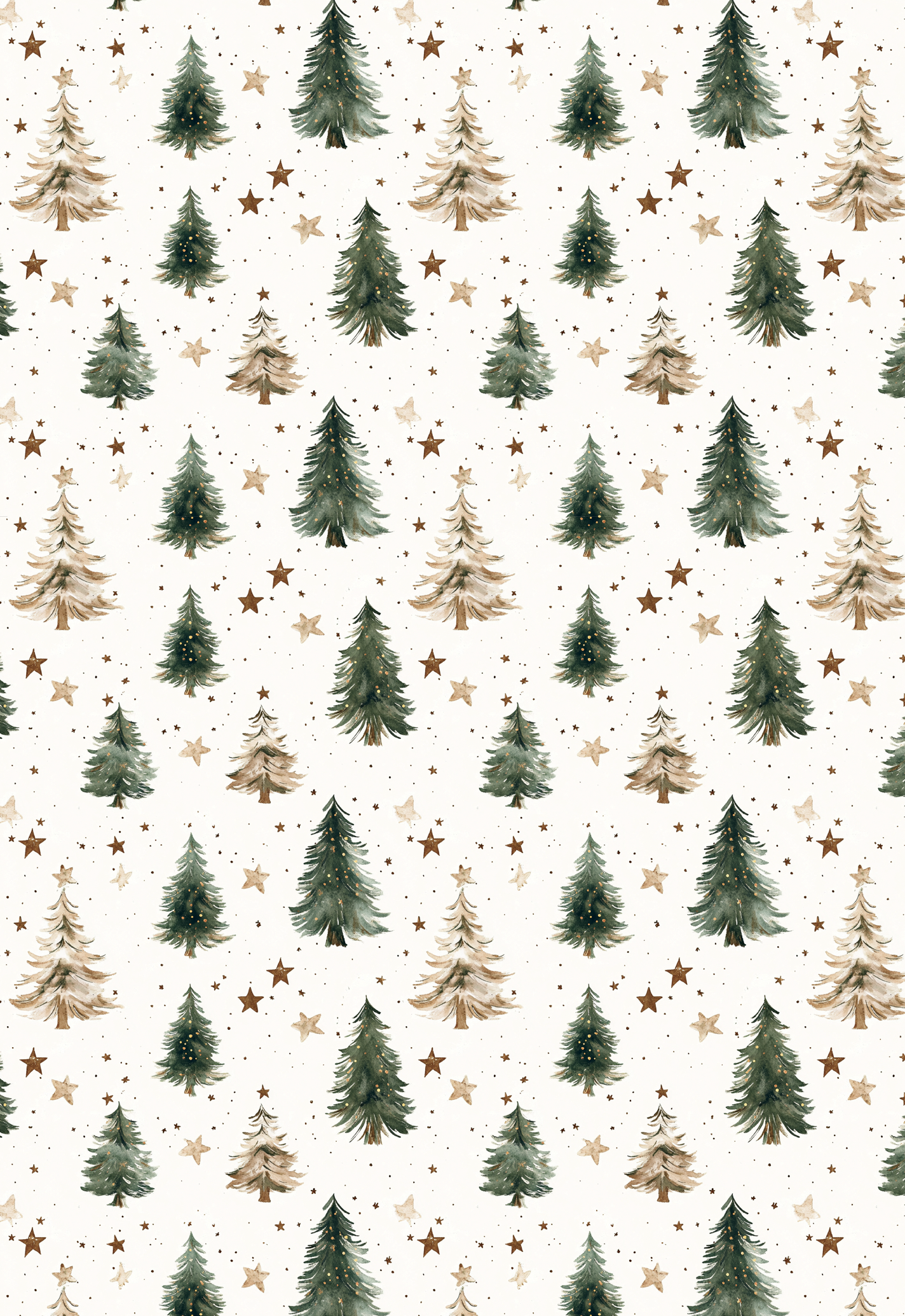 Pantoufles à velcro - Sapin étoilé