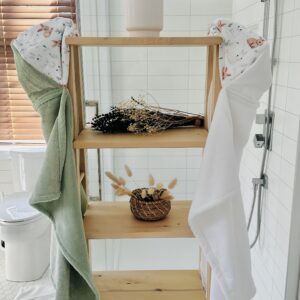 Alternative view of Serviette de bain - capuchon à motif de lapins