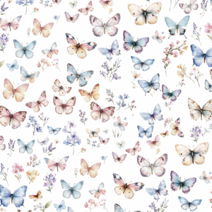 Pantoufles à velcro - Papillion